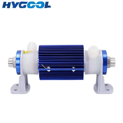 Vandens aušinama keraminė ozono ląstelė